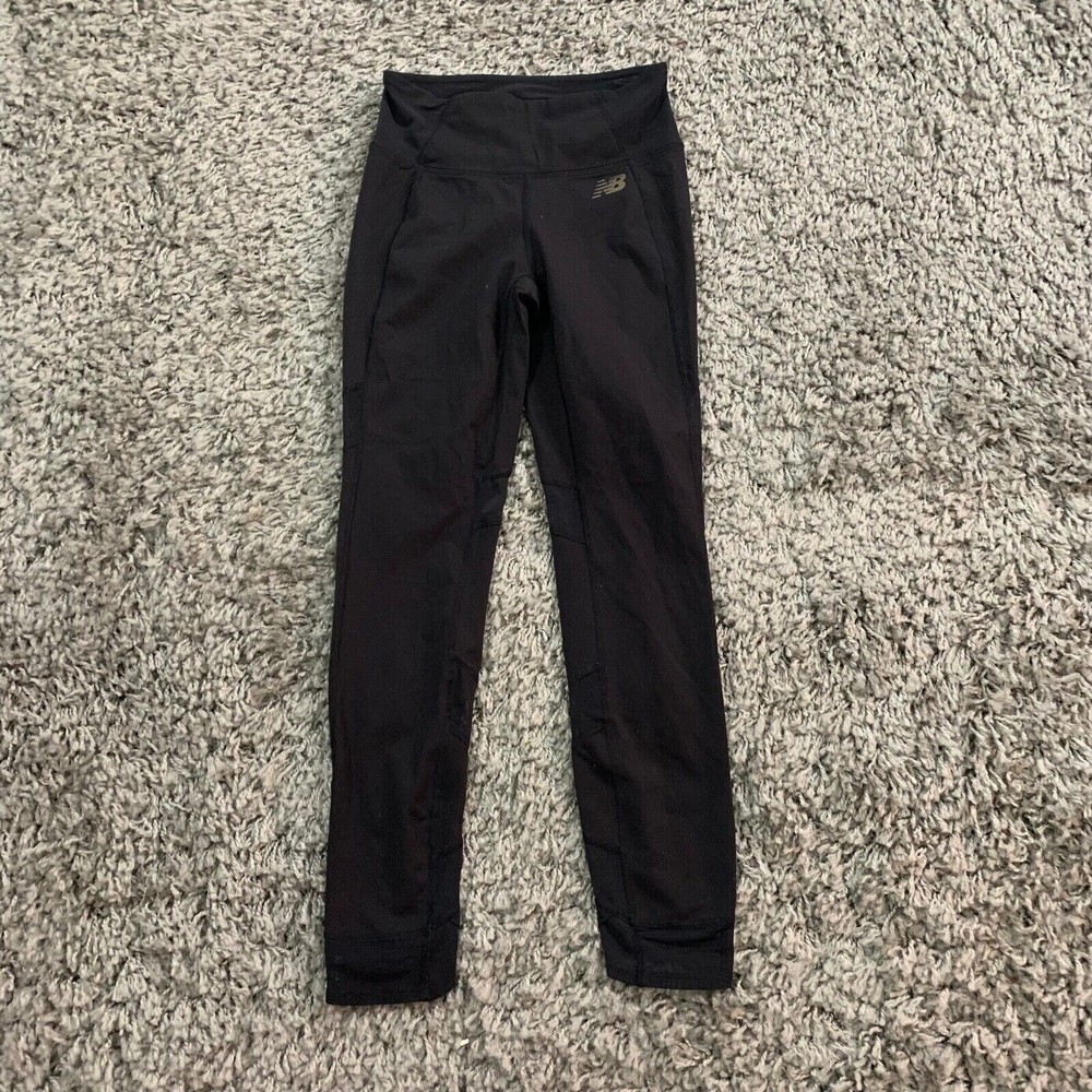 New Balance Legging Pants Womens XS Black Workout Yoga Compression Ladies