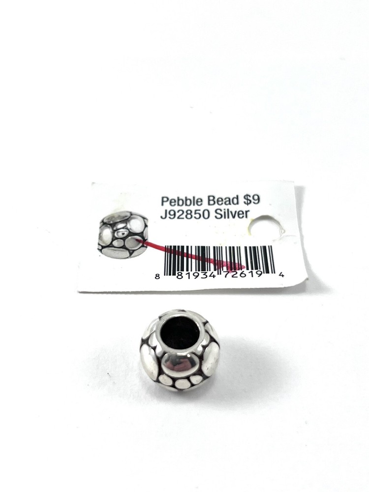 Brighton Pebble Bead Silver Finish J92850 New With Tags Great Price