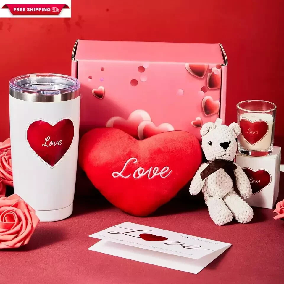 Valentines Day Gift Basket for Her,Valentine Gift Set for Women Gifts Box for Gi-image