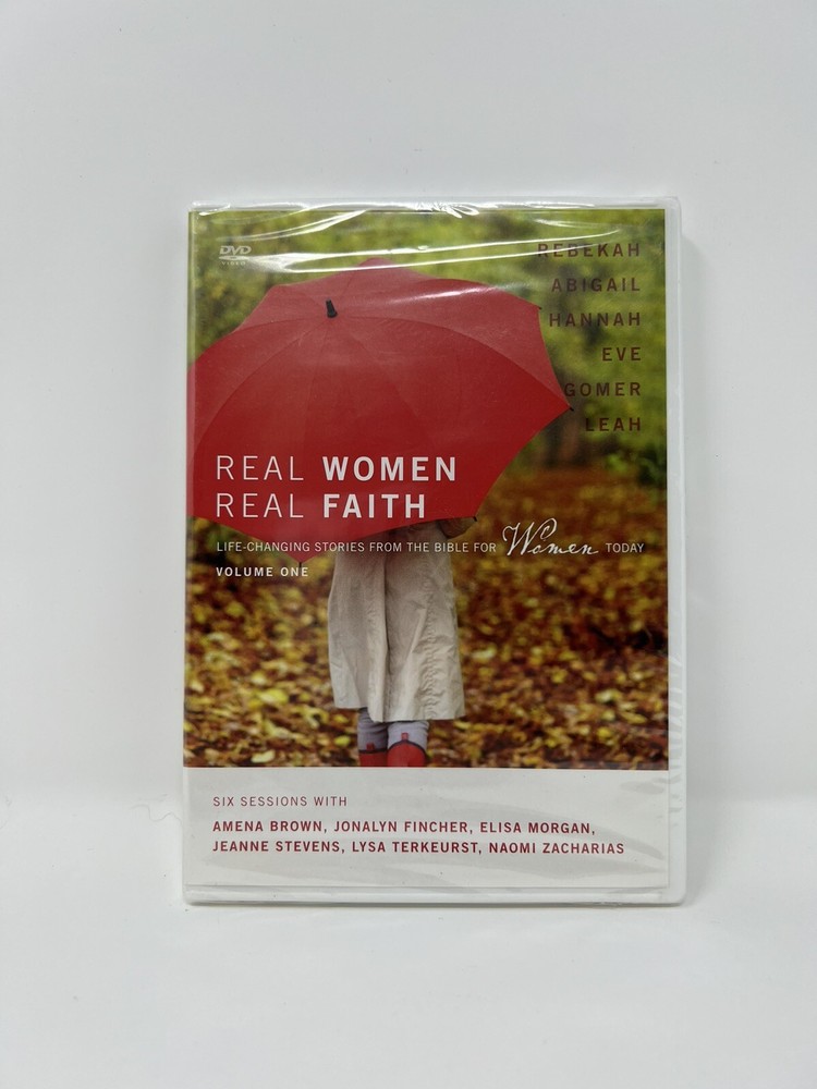 Real Women Real Faith Vol 1 Six Sessions Life Changing Bible Stories DVD NEW