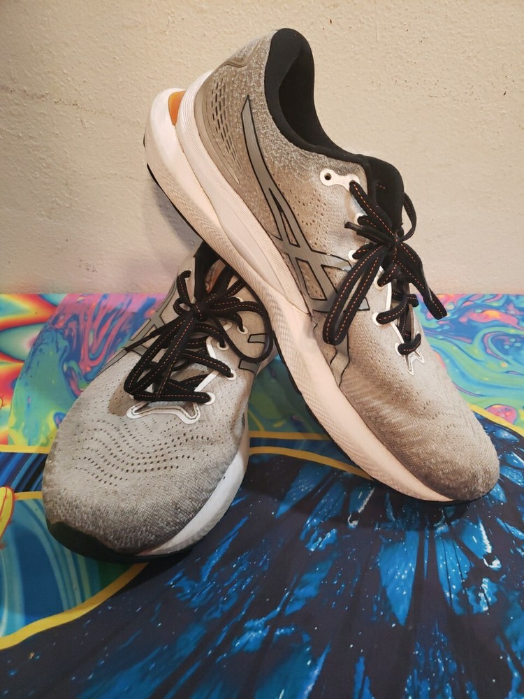 Asics Mens Gel Cumulus 24 1011B366 Gray Running Shoes Sneakers Size 11