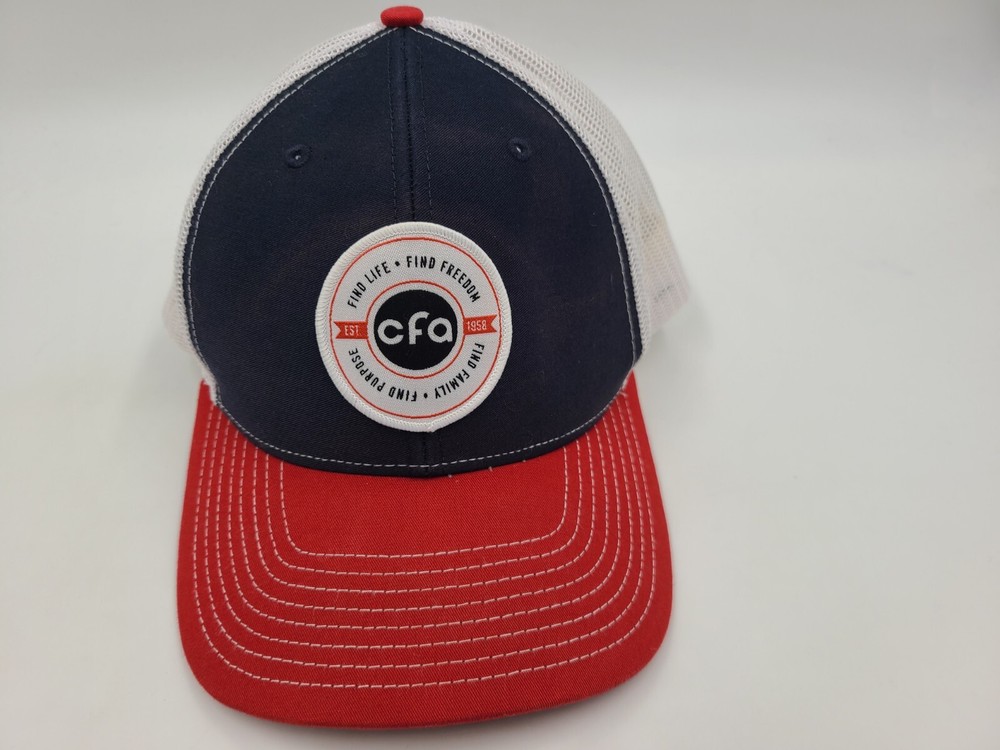CFA Find Life Freedom Family Purpose Mesh Trucker Snapback Hat Cap Dad Men Women