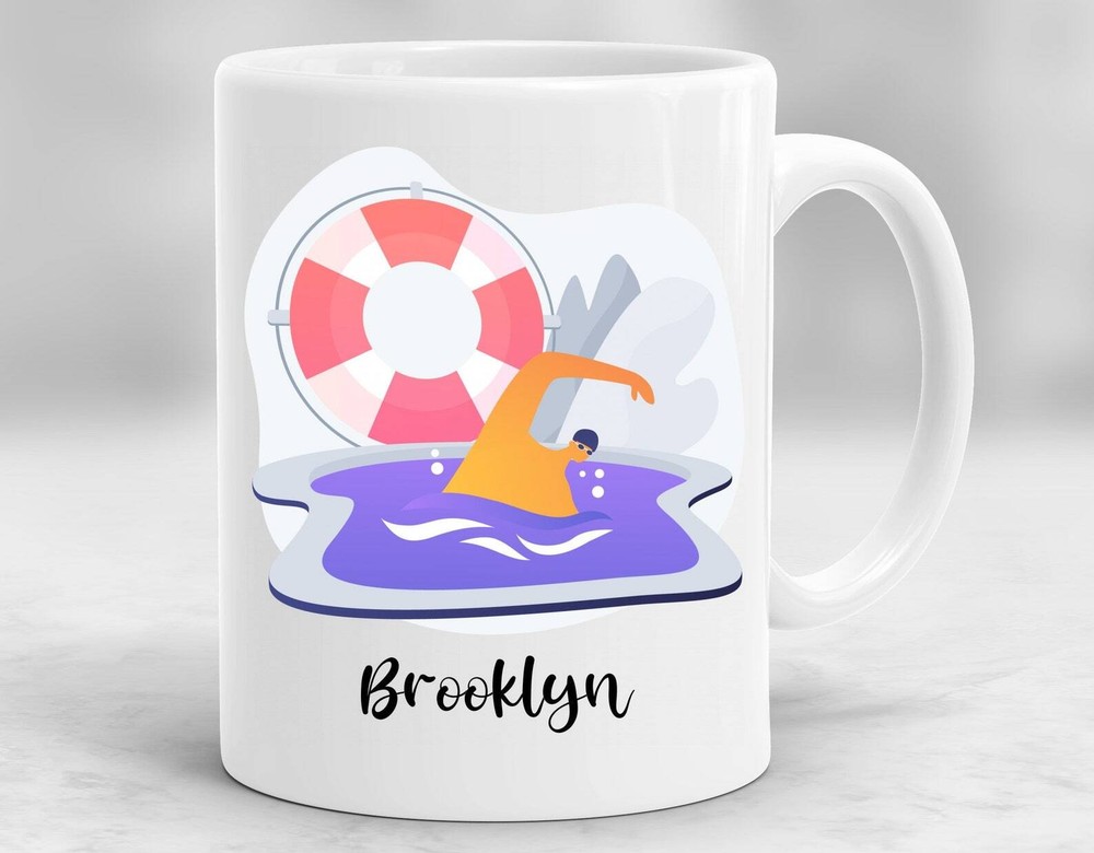 Personalized Swim Coach Mug Swim Coach Cup Swim Coach Gift Swim Coach Coffee Mug