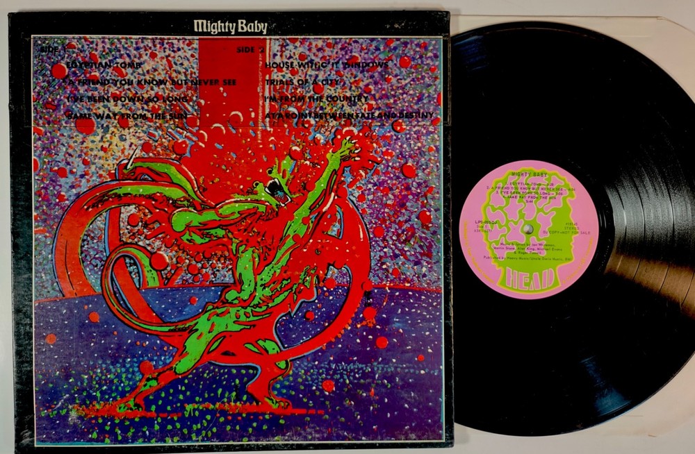 Mighty Baby Self-Titled LP OG Head Psych Promo Rare!!