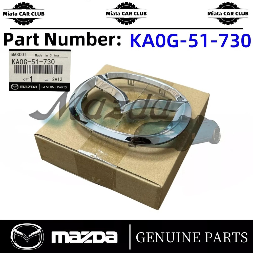 Mazda CX-5 KF 2016-2023 Front Chrome Grille Emblem KA0G-51-730 OEM Genuine