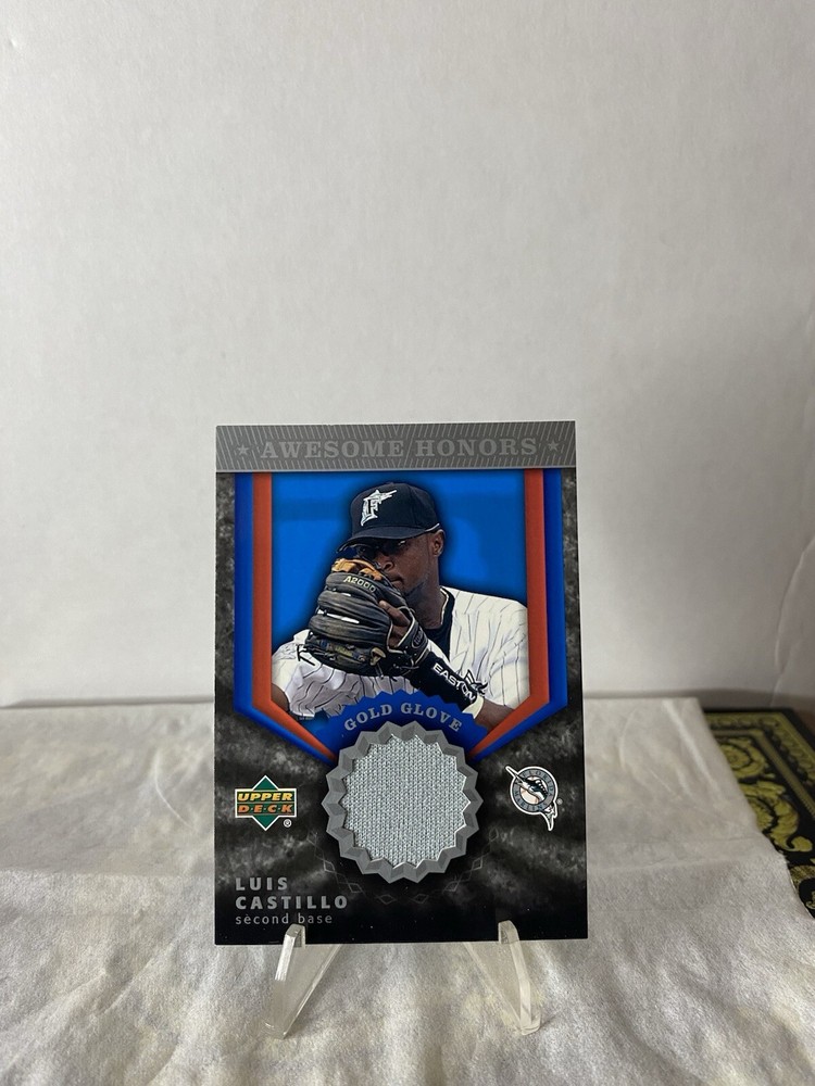 2004 Upper Deck Awesome Honors Luis Castillo Game-Worn Jersey AH-LC