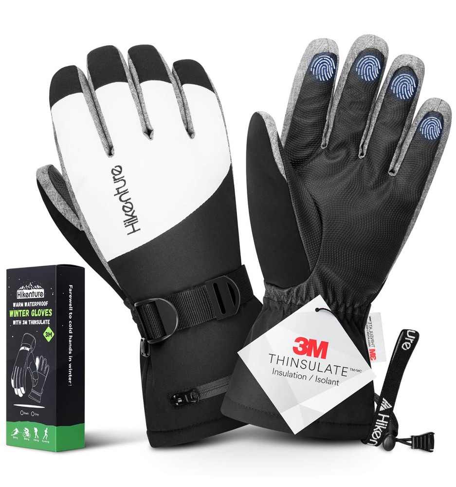 Ski Gloves for Men Women-3M Thinsulate Snow Gloves Waterproof Insulated -Wint...