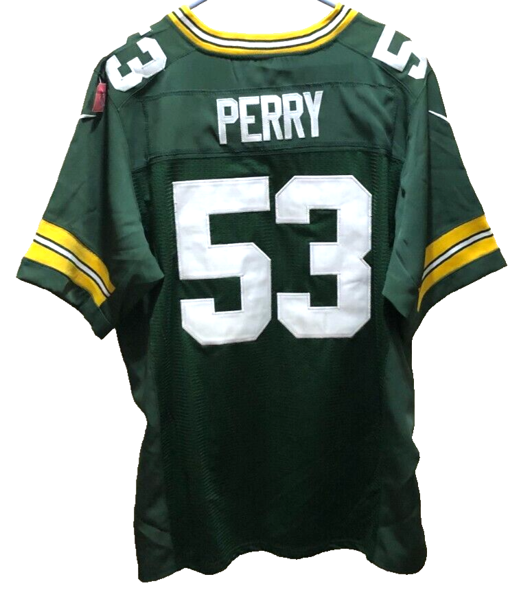 Nick Perry #53 Green Bay Packers NFL 2012 NFC Nike On Field Sewn Jersey 48