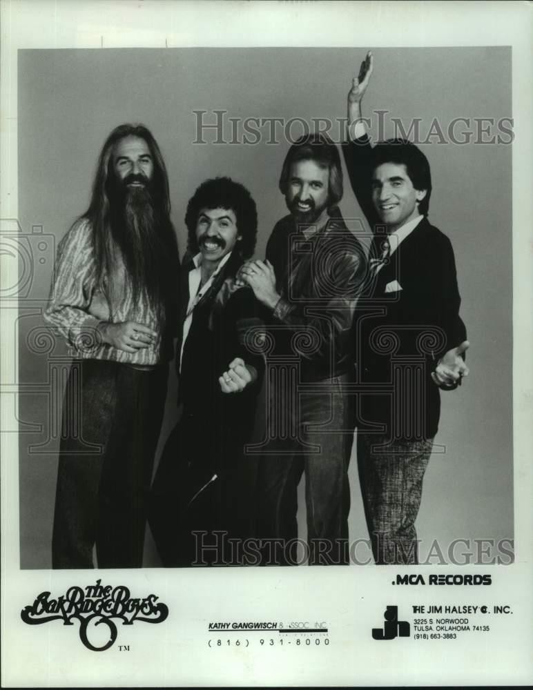 Press Photo MCA Records recording artists The Oak Ridge Boys - tup08115