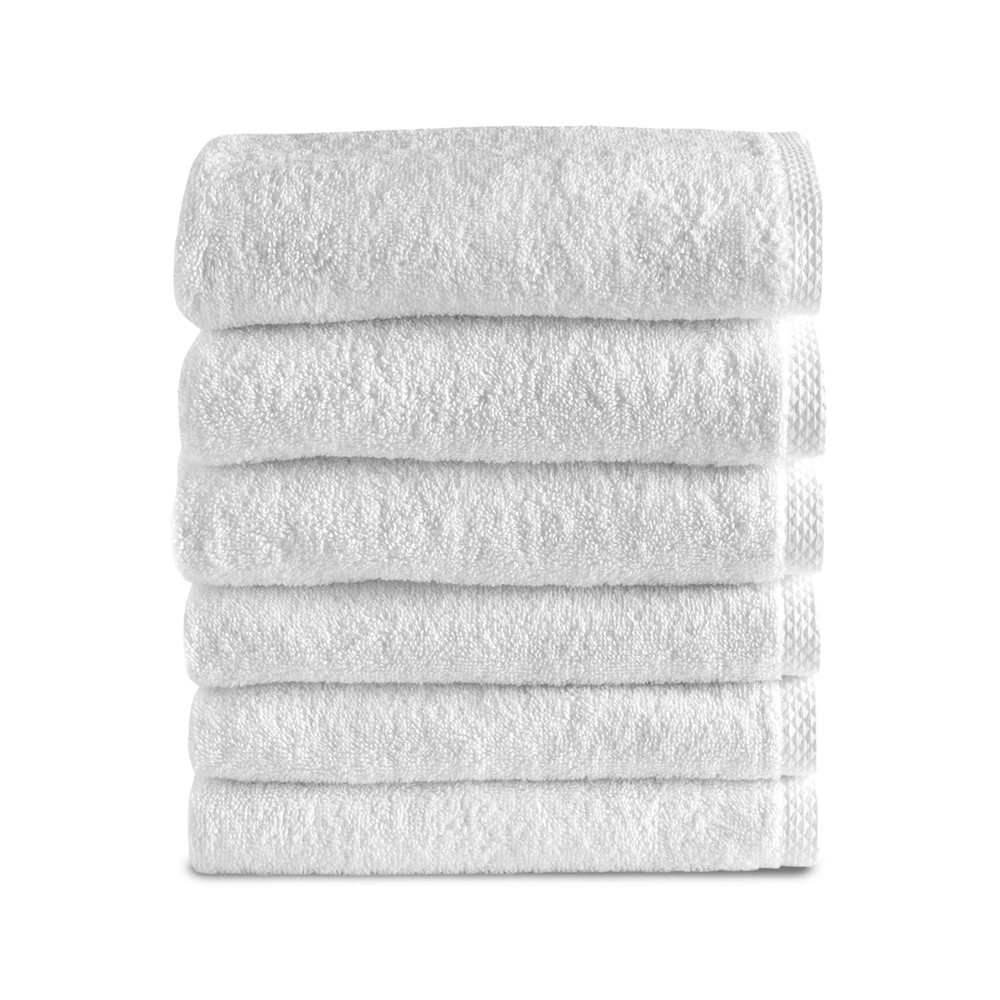 CTT - Premium 6 Piece Hand Towels Set, 100% Turkish Cotton, Quick Dry & Comfy...