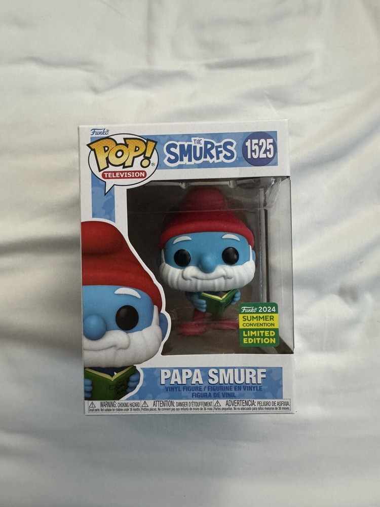 Funko Pop SDCC 2024 The Smurfs #1525 Papa Smurf Limited Edition Exclusive