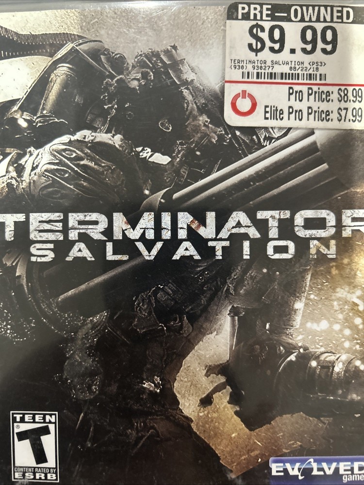 PlayStation PS3 Terminator Salvation Transformers Game Tested Working