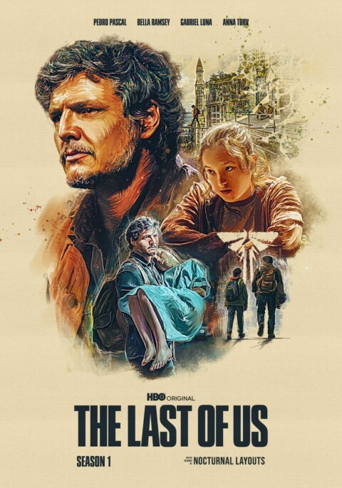The Last of Us HBO Season 1 Wall Art - Minimalist TV Show Poster for Home Decor