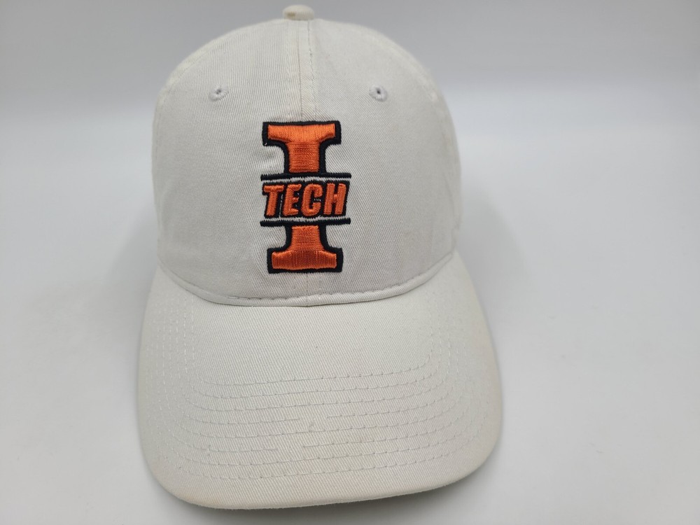Indiana Tech Warriors The Game Strapback Adjustable Hat Cap NCAA White Orange