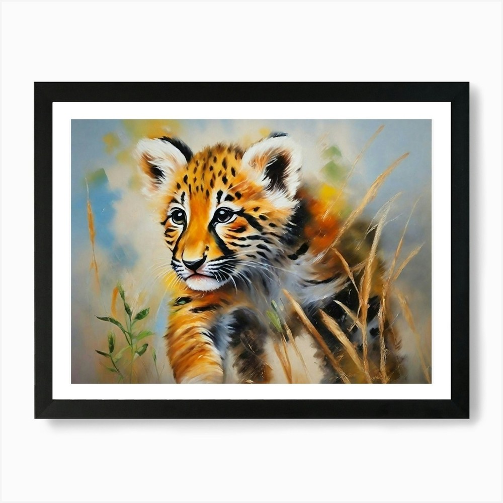 Wild Animals 7 Art Print Framed Wall Art Poster Canvas Print Picture