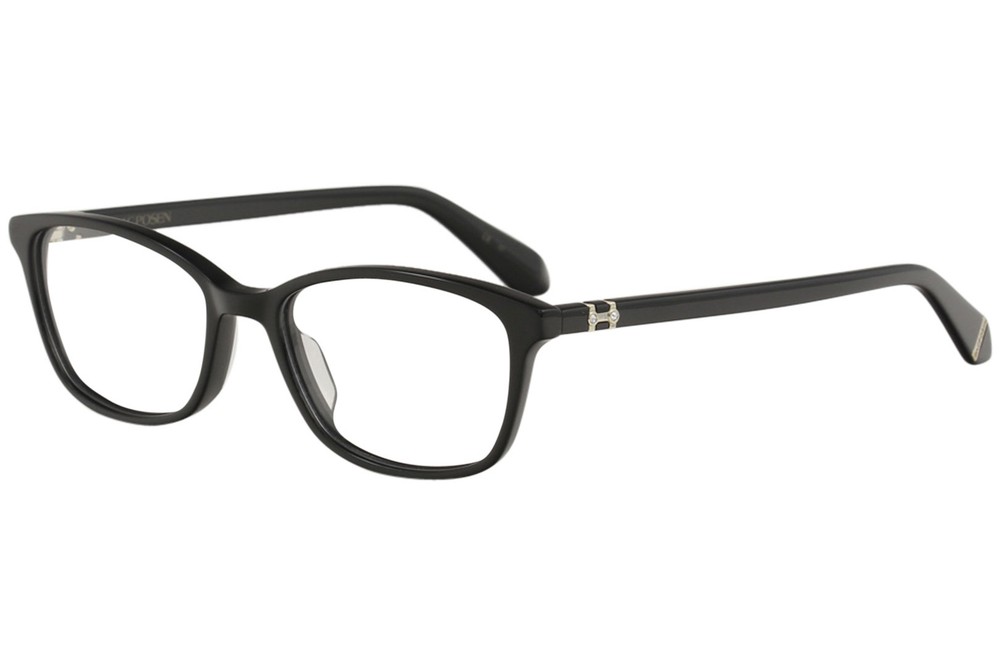 Zac Posen Women's Eyeglasses Cecilee BK Black Full Rim Optical Frame 52mm