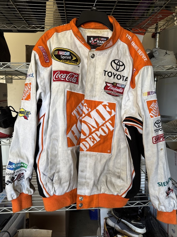 NASCAR Chase Authentics Home Depot Joey Logano Jacket Size M