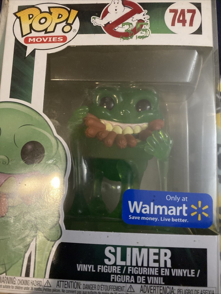 Funko Pop Ghostbusters Slimer Translucent Walmart Exclusive 747