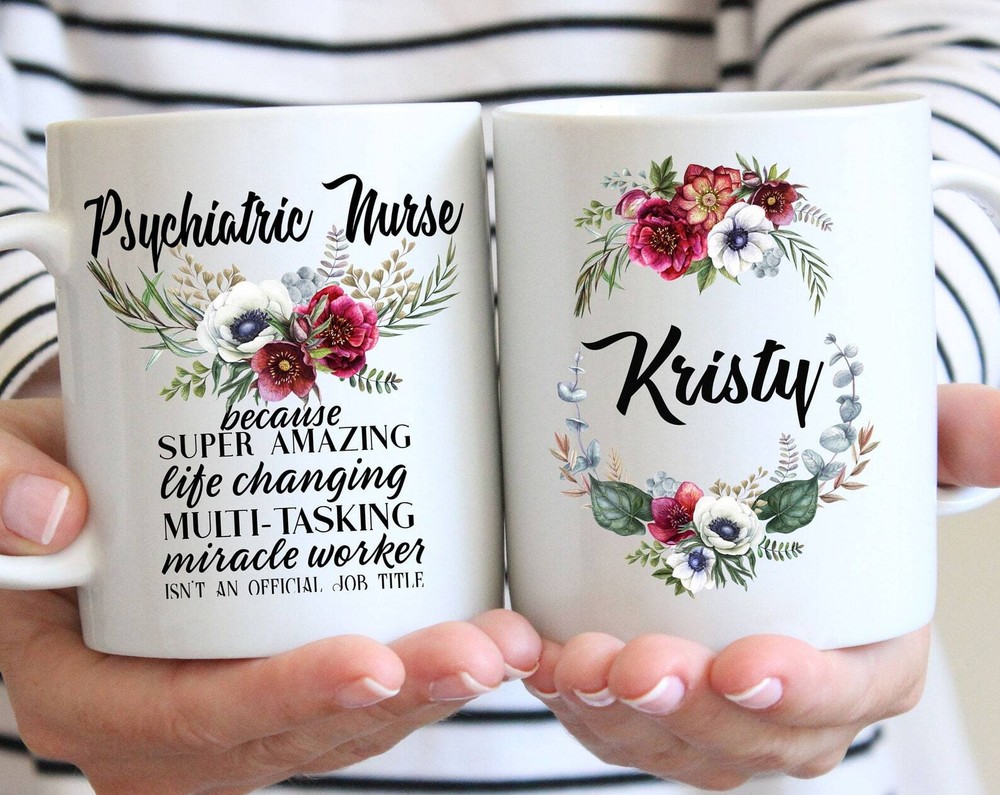 女性へのパーソナライズされた精神科看護師ギフト L ありがとう 感謝 誕生日