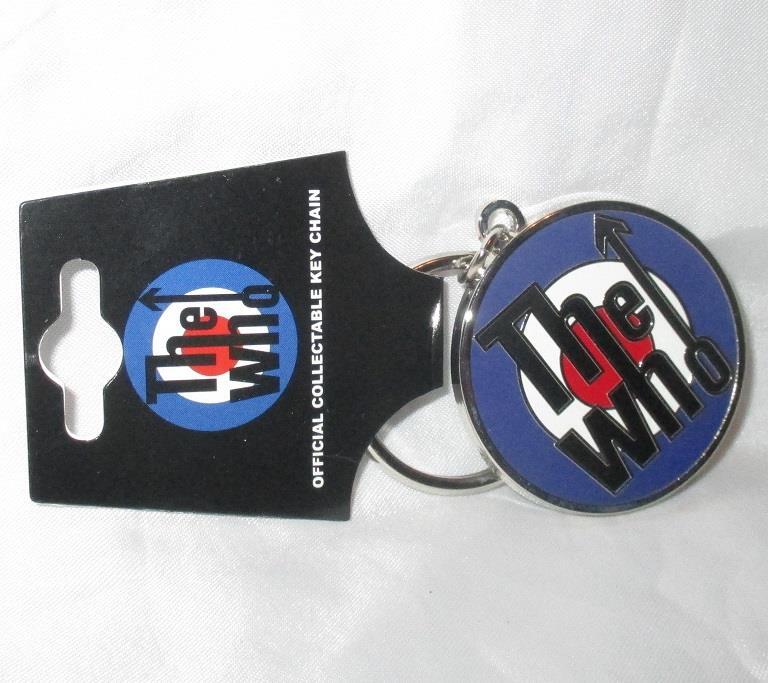 The Who Logo Metal Keychain Rock