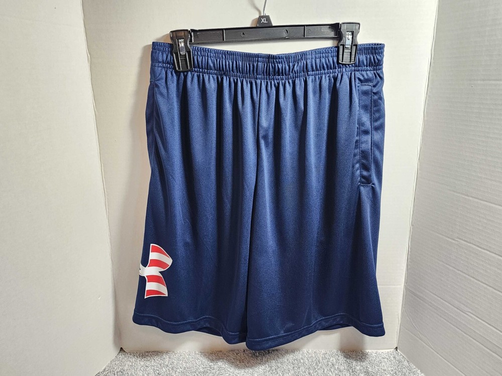 Under Armour UA Freedom Tech Big Flag Logo Shorts Men's Size Medium 1359349-408