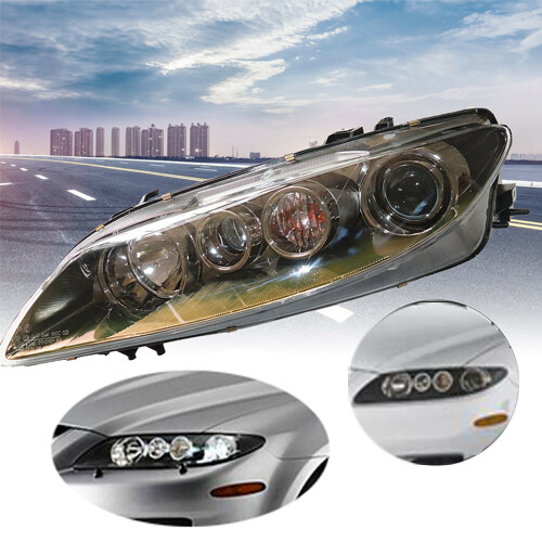 Front Left Headlight Driver's Side Headlamp Assembly For Mazda 6 2006 2007 2008
