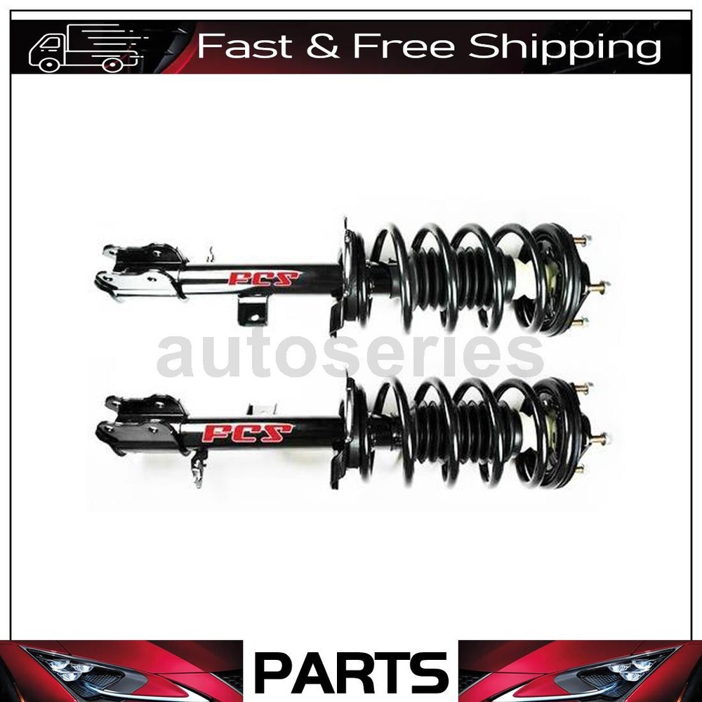 2 Complete Loaded Strut Coil Springs For Ford Escape 2002 2001