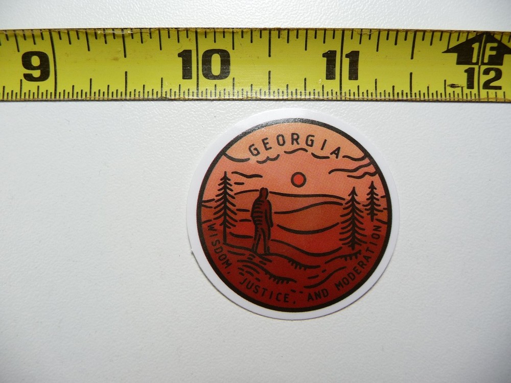 Georgia State Pride Sticker Decal Home Love Motto Fun  