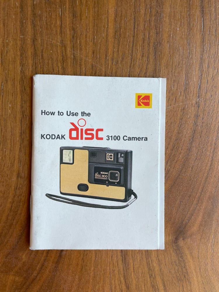 Kodak Disc 3100 Camera Manual