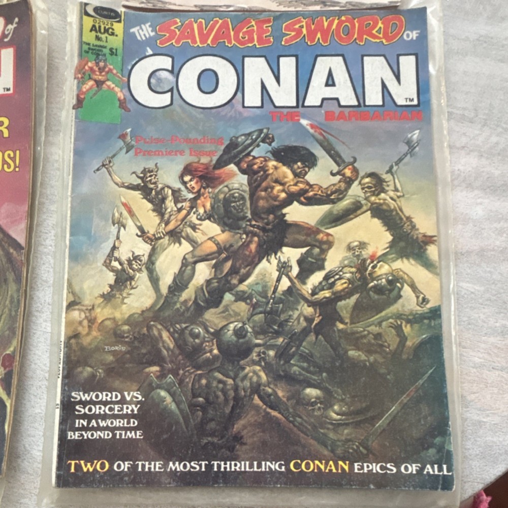 Marvel Comics Conan the Barbarian comic lot of 4