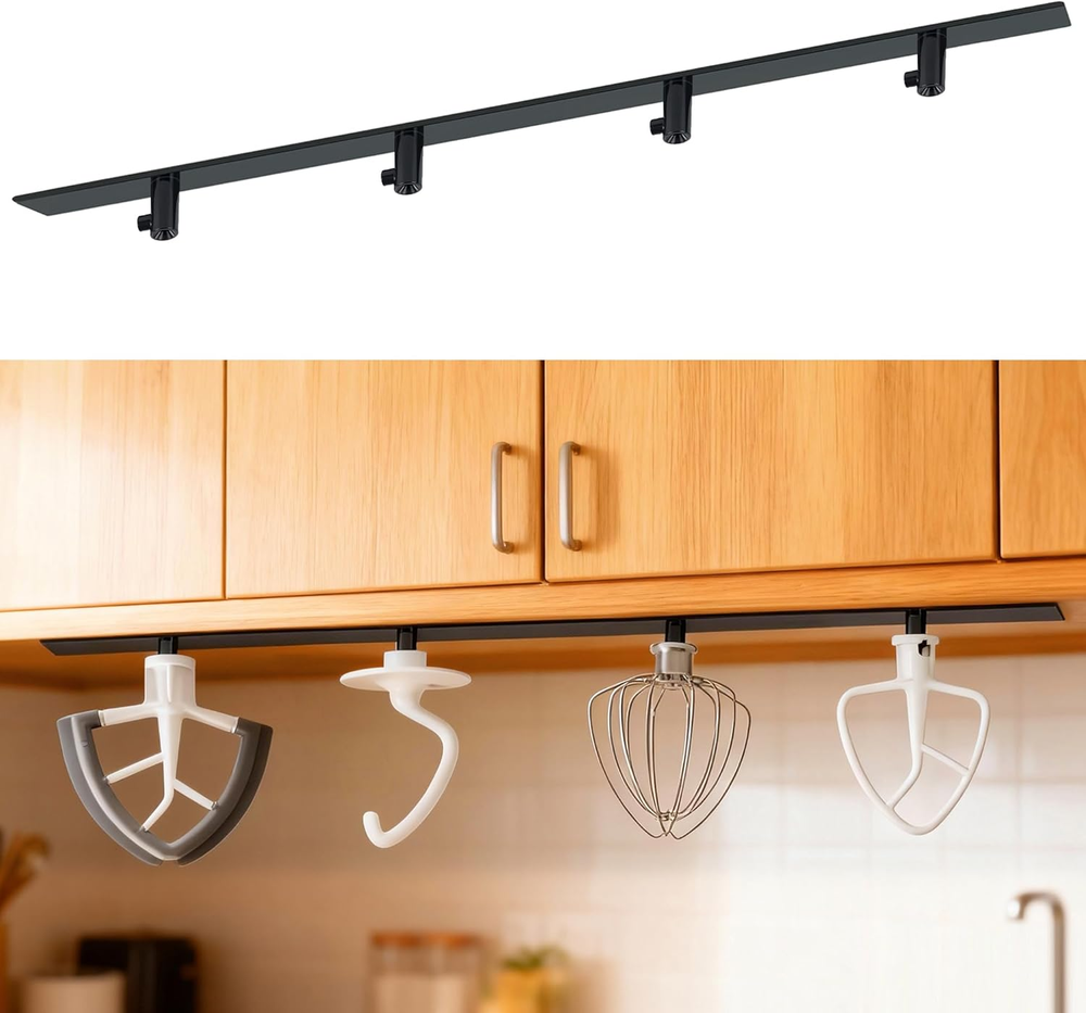 4 Pcs Stand Mixer Attachment Holders Compatible w/ Kitchen Aid Mixer Accessories