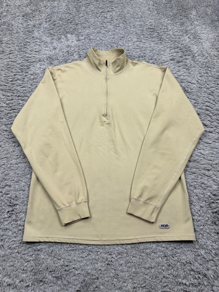 XGO Sweatshirt Men Medium Performance 1/4 Zip Phase 4 Acclimate  Made In USA