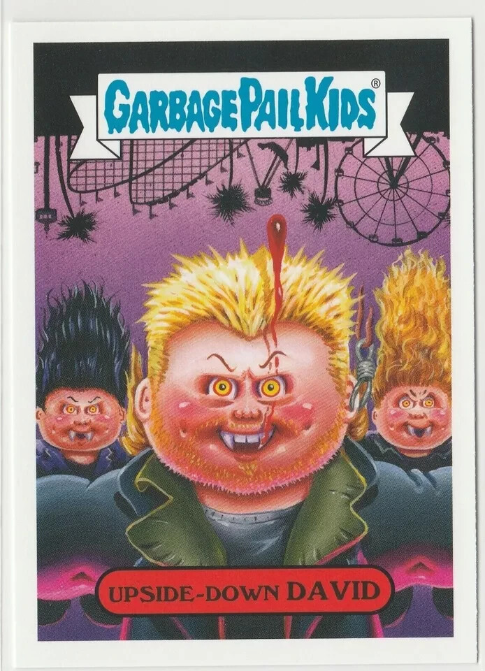 Upside-Down David #8b Garbage Pail Kids GPK 2019 Revenge of Oh the Horror-ible