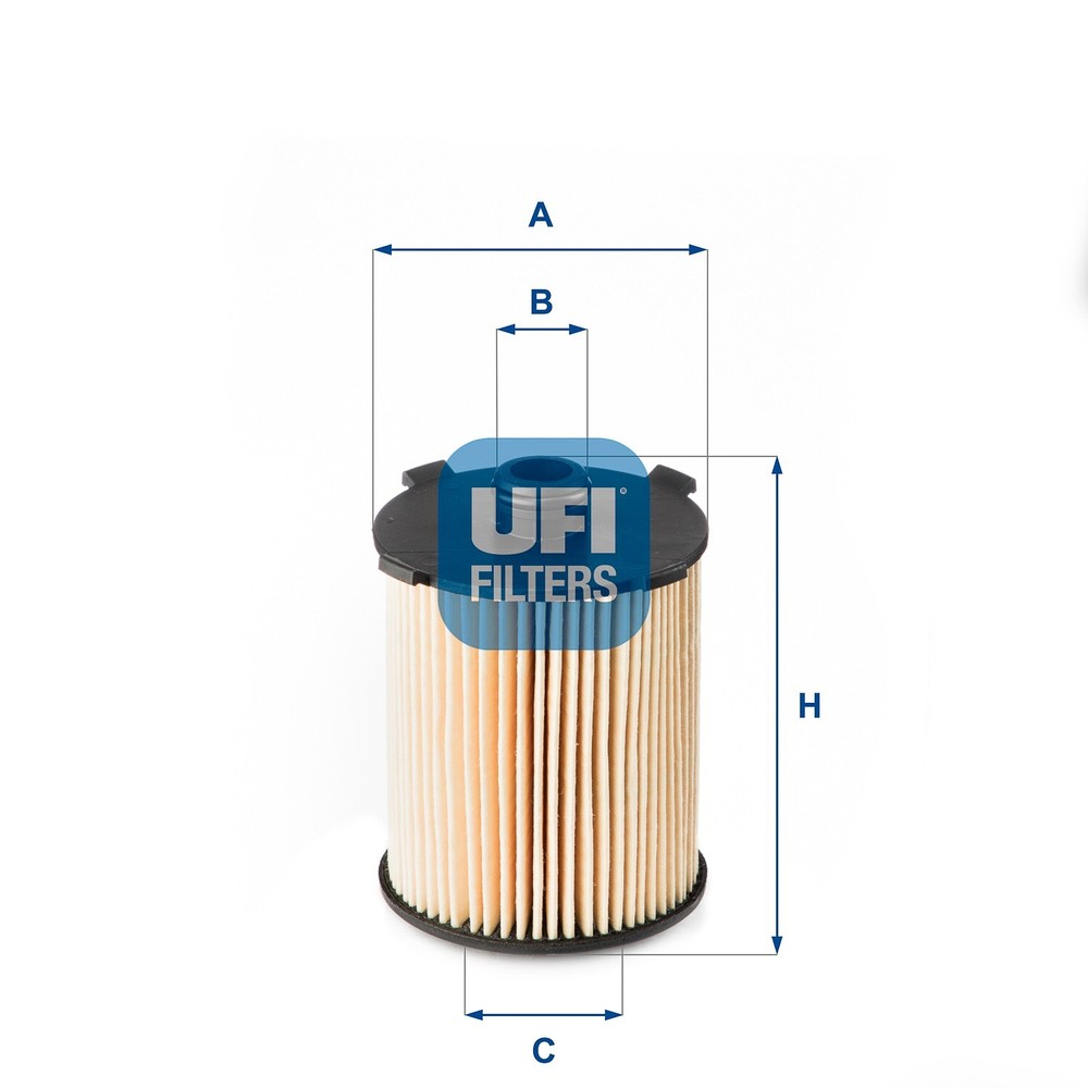 UFI 25.110.00 Oil Filter for Volvo S60 II 2.0L 2015+  