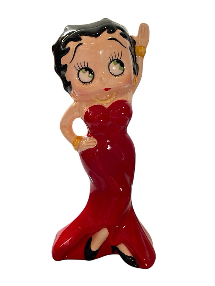 Vandor Betty Boop Ceramic Figurine with Vintage Box 5.25 Inch Collectible Decor