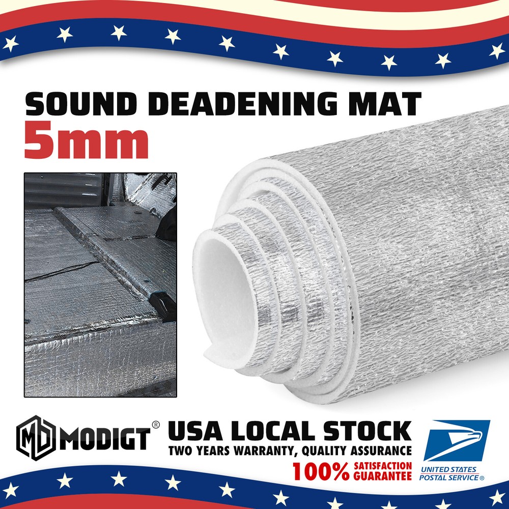 100cmX200cm Sound Deadener Noise Deadening Mat Car Heat Shield Insulation 2Sqm