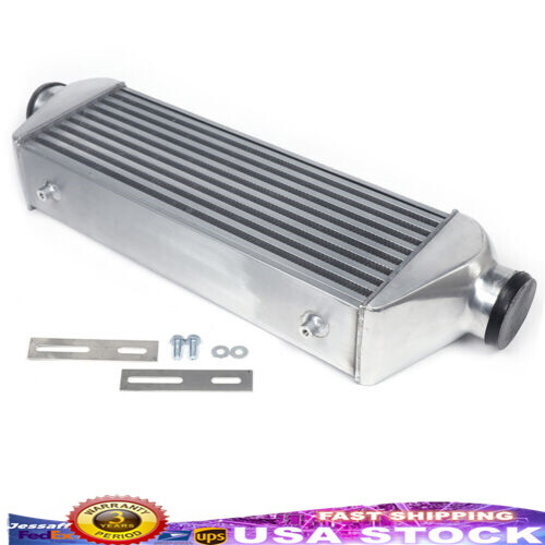 3 Inch Aluminum Polished Universal Front Mount Turbo Intercooler