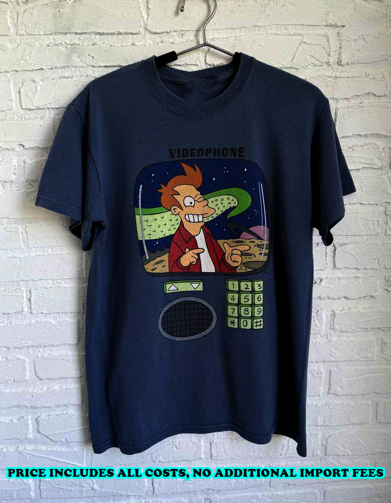 Vtg Futurama Fry Videophone Sitcom T-shirt S to 5XL BA326 FREE SHIPPING