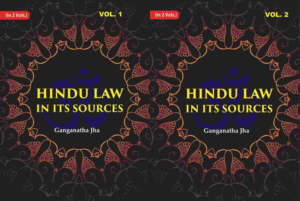 Hindu Law in its Sources Volume 2 Vol. Set [Hardcover]