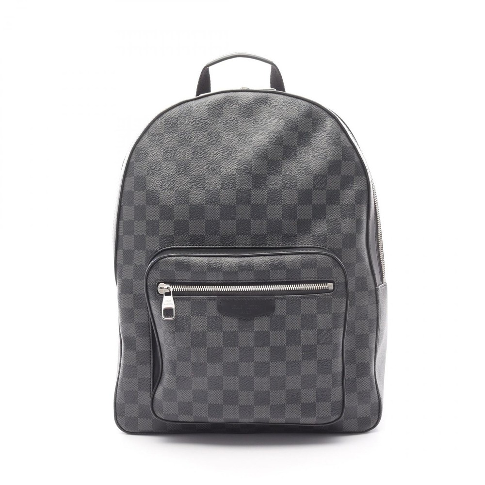 Louis Vuitton Josh Rucksack Backpack N41473 Damier Graphite Black Preowned LV