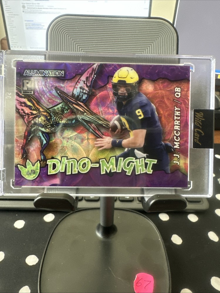 2023 Wildcard Dino Might J. J. McCarthy 4/8 Color Match