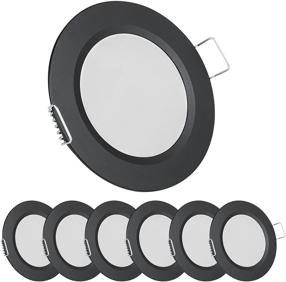 Recessed LED Ceiling Light 12V Ultra-Thin Puck Dimmable RV Light Interior Camper