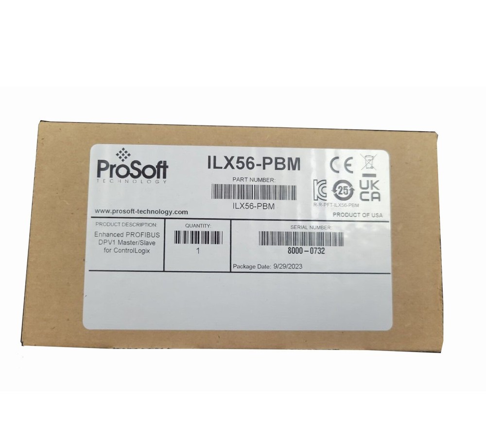 New Sealed ProSoft ILX56-PBM PROFIBUS DPV1 Master/Slave Module ControlLogix