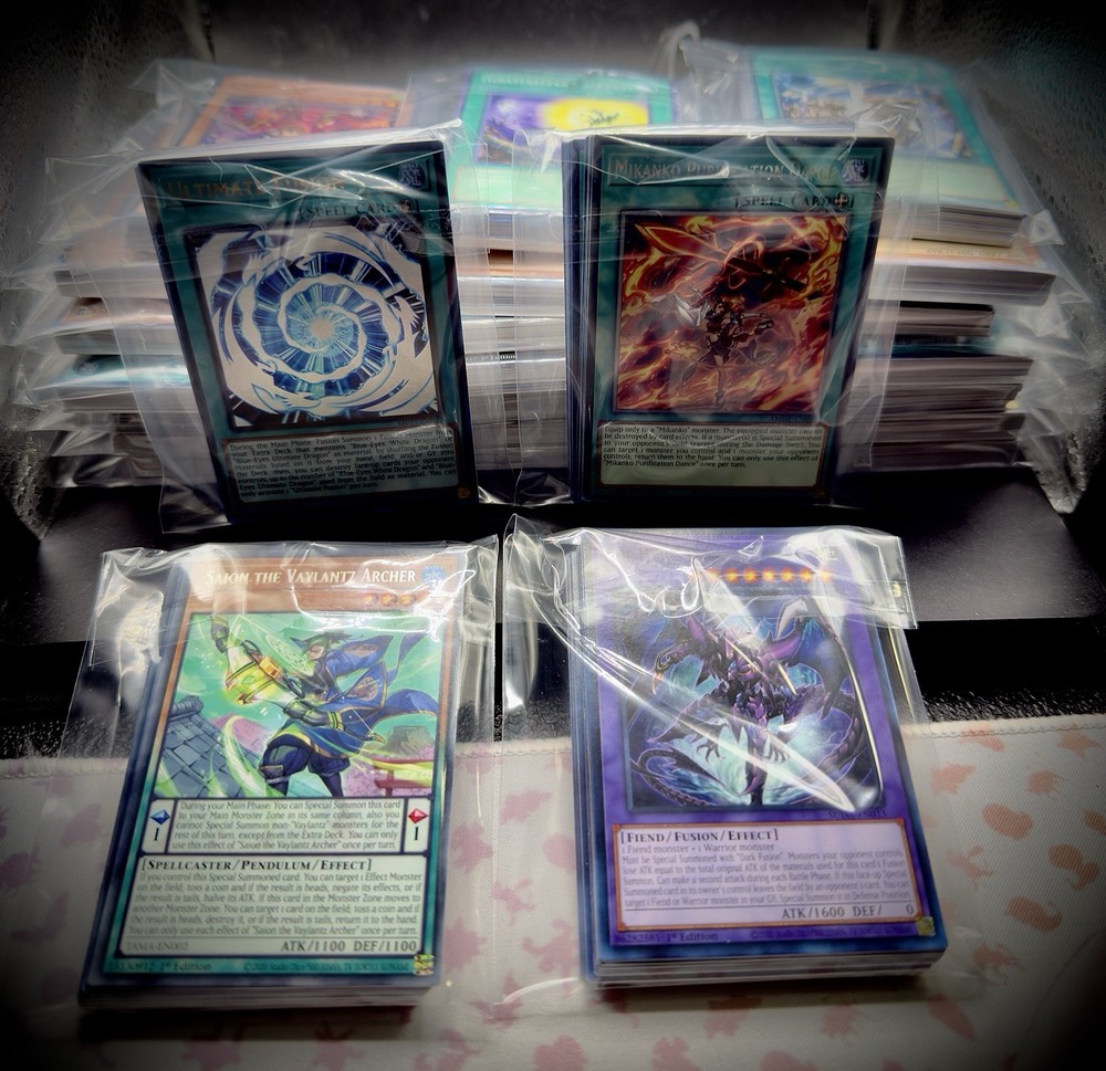 100 Yugioh Cards - Unplayed Mixed Lot, Various Types & Sets  