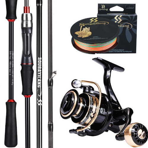 Spinning Fishing Reel Rod Set Fishing Rod Spinning Fishing Reels Fishing Line