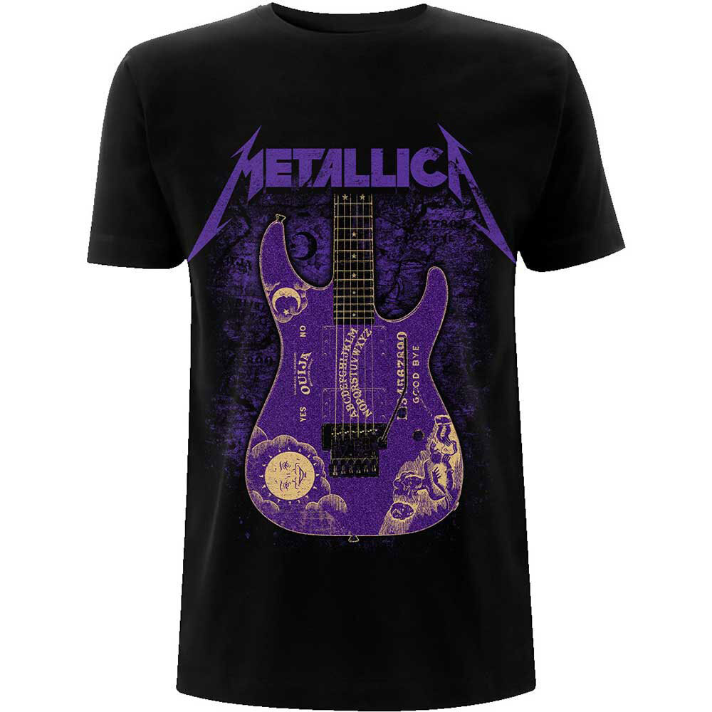 Metallica Ouija Purple Band Logo T Shirt
