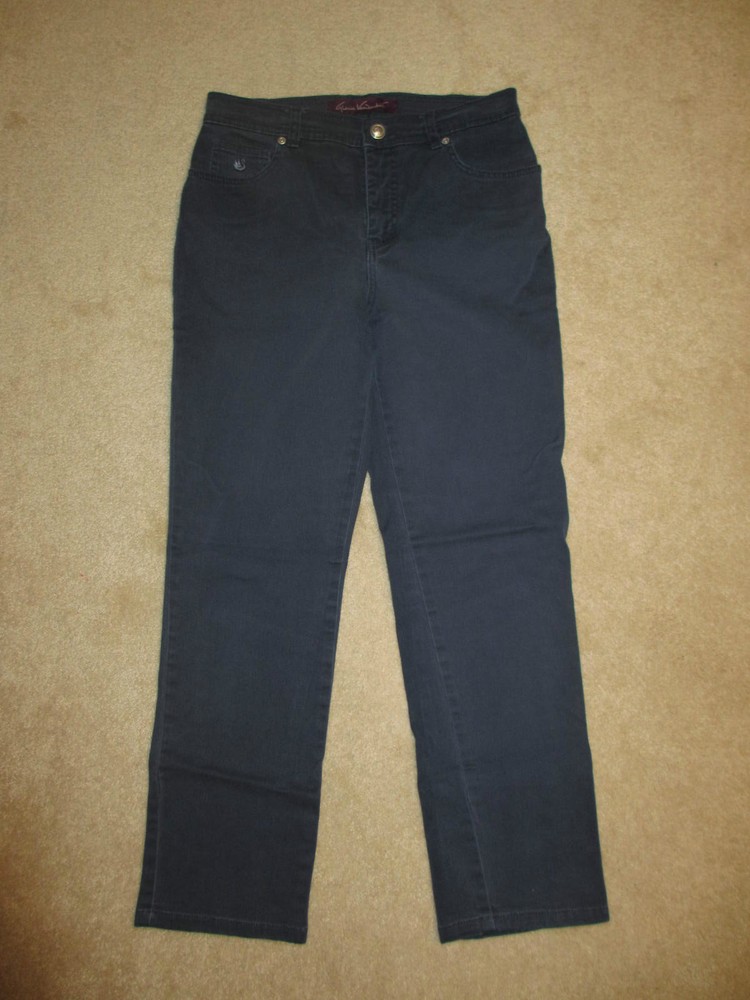 Gloria Vanderbilt Blue Casual Chinos for Women – Size 8 Petite