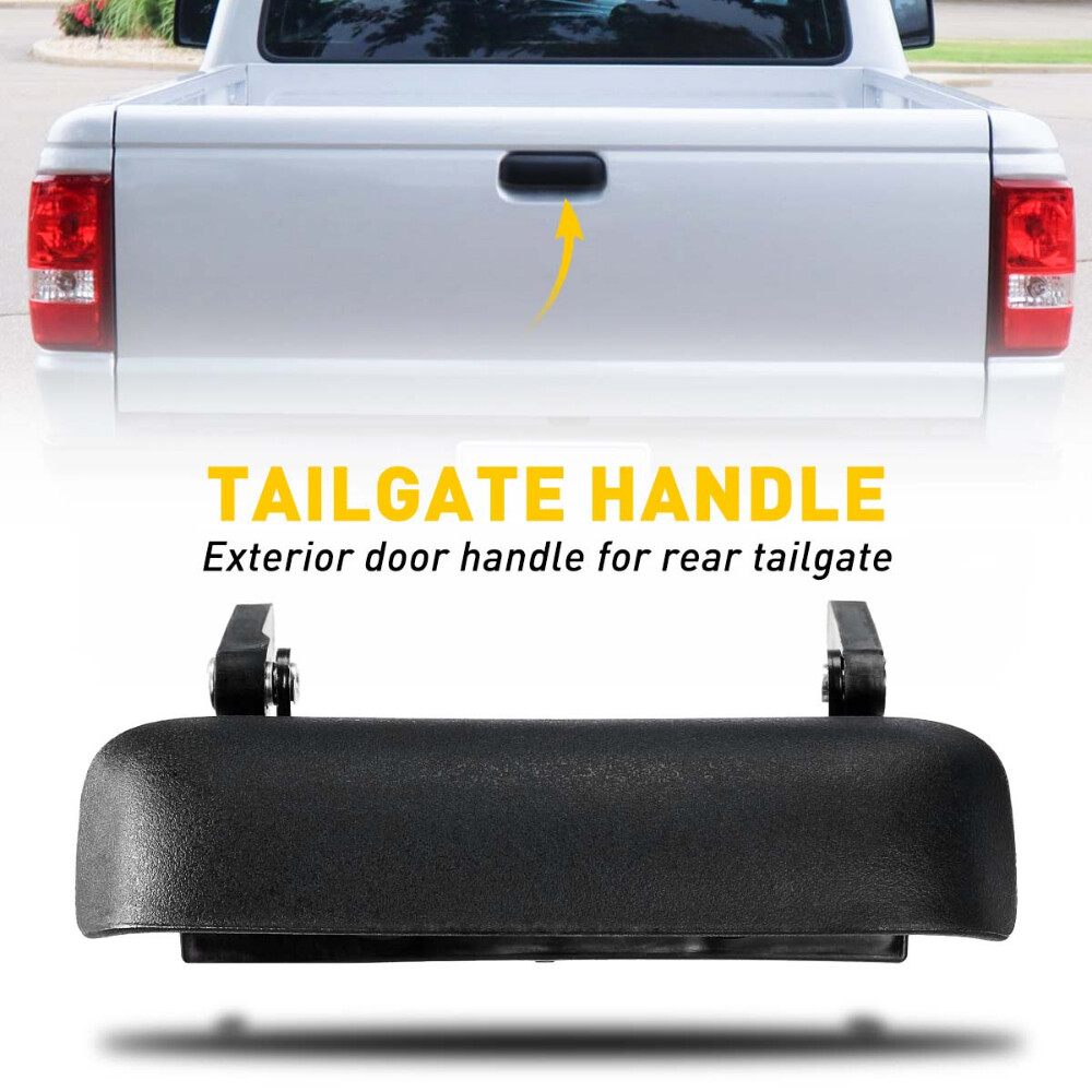 Black Tailgate Handle Rear Exterior For 1998-2011 Ford Ranger