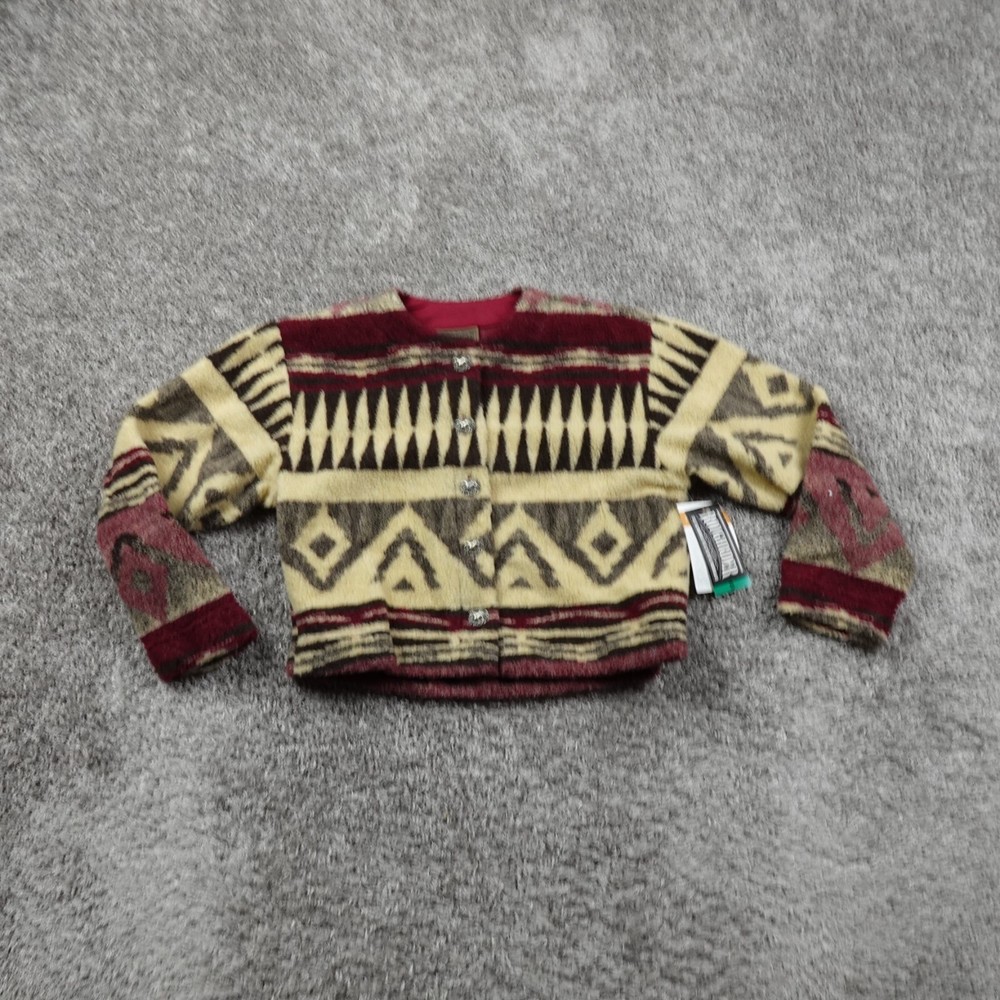 RoughRider Circle T Top Womens Small Western Cropped Rodeo Vintage Southwestern