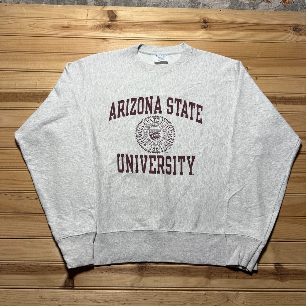 Vintage Arizona State University Reverse Weave Crewneck Sweatshirt - Medium